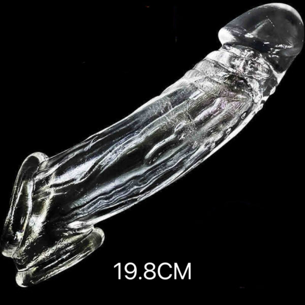 D02-05/Male penis silicone extension sleeve