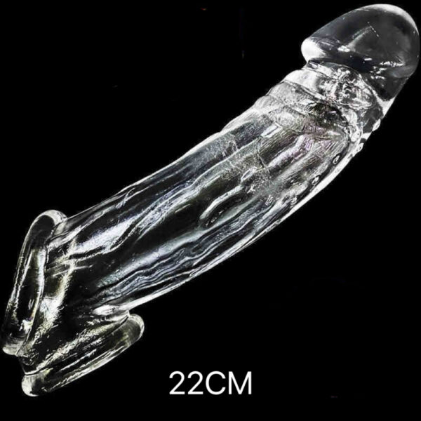 D02-05/Male penis silicone extension sleeve