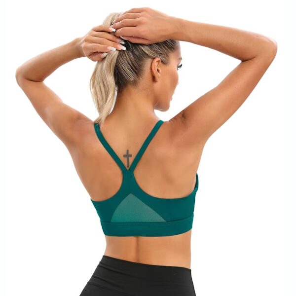 B04-01/Women’s Shockproof Sports Bra for Yoga and Running – Racerback Design