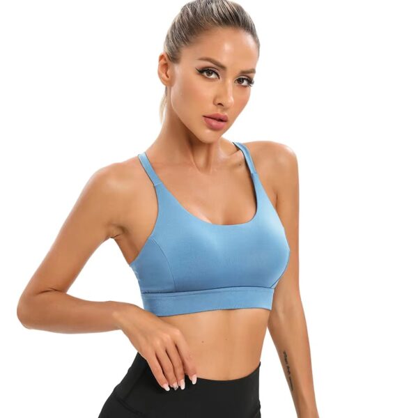 B04-01/Women’s Shockproof Sports Bra for Yoga and Running – Racerback Design