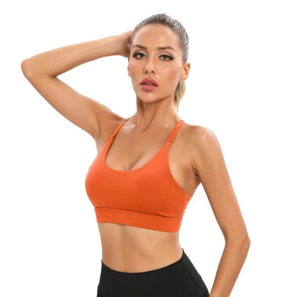 B04-01/Women’s Shockproof Sports Bra for Yoga and Running – Racerback Design