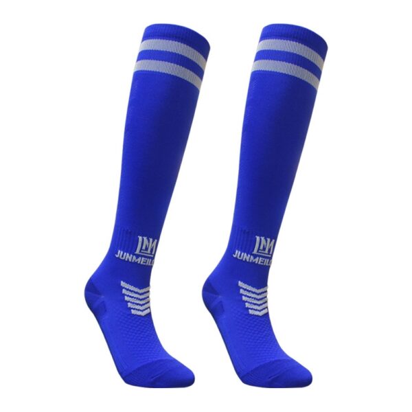 B02.1-02/Kids' Long Over-Knee Football Socks - Professional Training & Match Sports Socks for Students, Sweat-Absorbent, Breathable & Anti-Slip