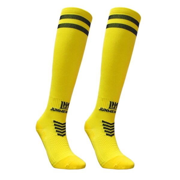 B02.1-02/Kids' Long Over-Knee Football Socks - Professional Training & Match Sports Socks for Students, Sweat-Absorbent, Breathable & Anti-Slip