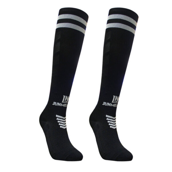 B02.1-02/Kids' Long Over-Knee Football Socks - Professional Training & Match Sports Socks for Students, Sweat-Absorbent, Breathable & Anti-Slip