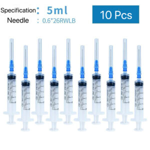 E02-01/Disposable Medical Syringe with Needle (10 Pcs per Pack) - Multiple Sizes (1ml/2ml/5ml/10ml/20ml/30ml/50ml) for Clinic, Hospital Drug Preparation Use - Image 4