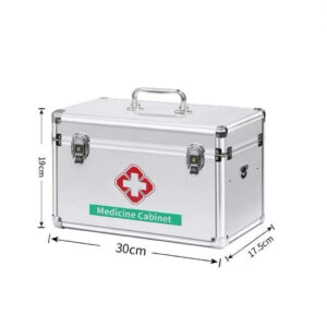 E02-02/Multi - Size Aluminum First Aid Box - 10 Inch, 12 Inch, 14 Inch, 16 Inch Medical Storage Case for Home & Business - Image 5