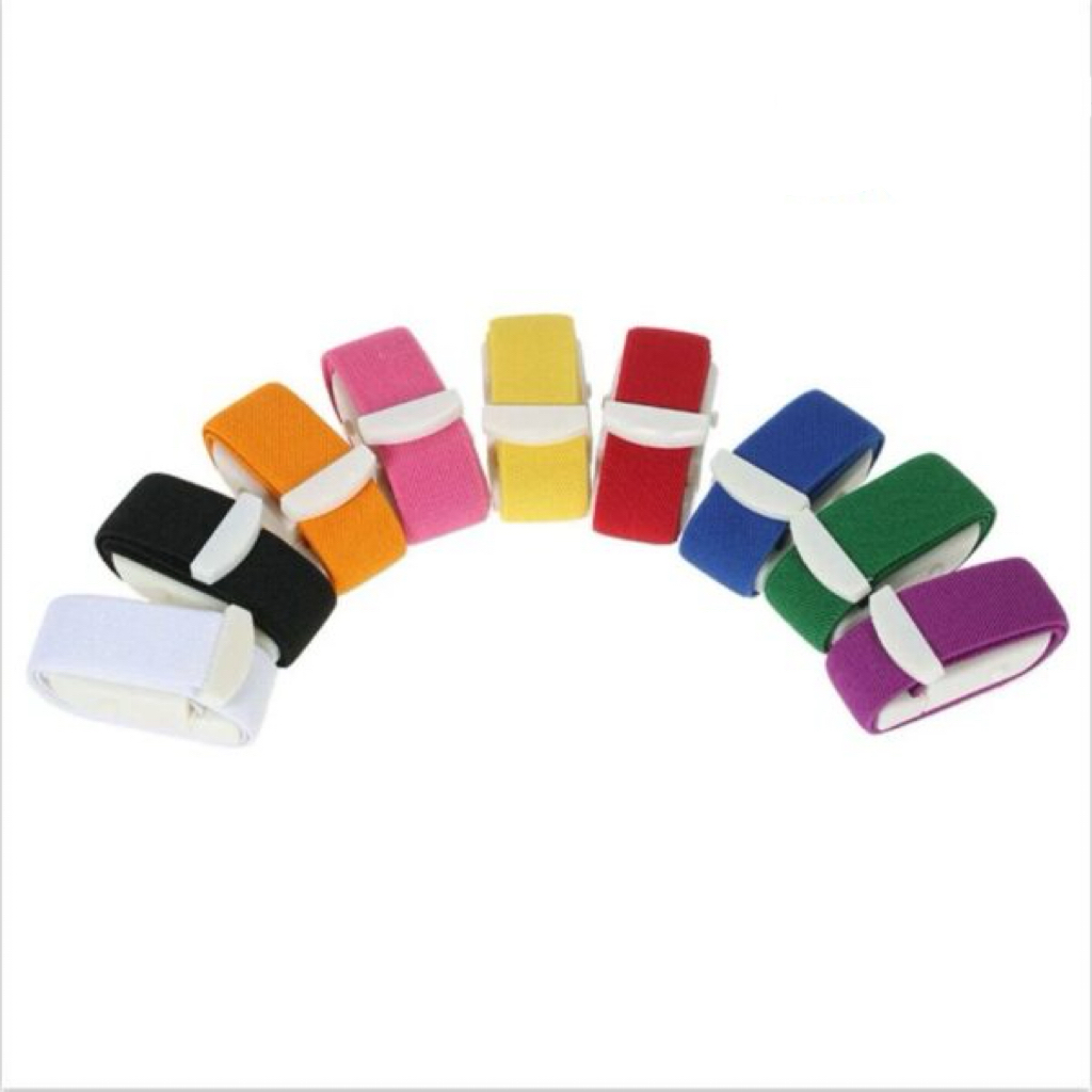 E04-01/Clip-type Tourniquet, Medical Disposable Silicone Venous Compression Strap, First Aid Elastic Accessory for Medical and Outdoor Emergency Kits - Image 1