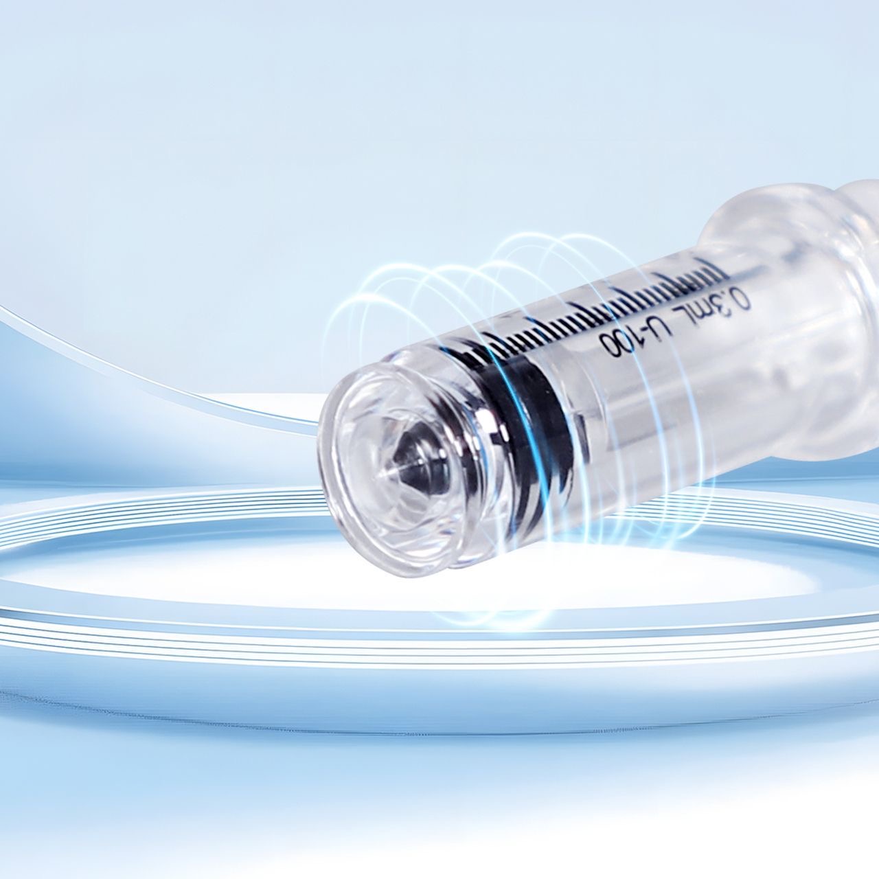 E02-08/Sterile Ampoule Needle-Free Syringe with Type A & Type B Interfaces (1 Cartridge + 1 Interface) for Insulin & Medical Use