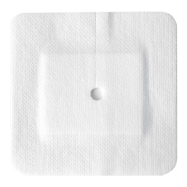 E02-03/Medical Drainage Tube Fixation Dressing (50 Pcs/Box, 10cm×10cm) - Hospital Grade, Strong Adhesion, Residue-Free, Hypoallergenic