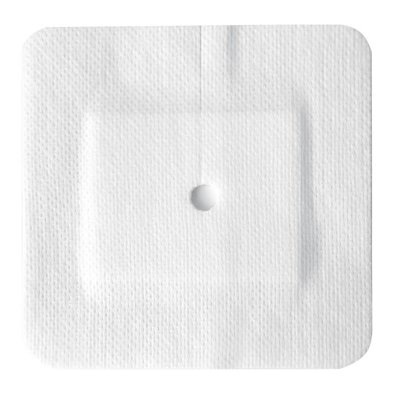 E02-03/Medical Drainage Tube Fixation Dressing (50 Pcs/Box, 10cm×10cm) - Hospital Grade, Strong Adhesion, Residue-Free, Hypoallergenic - Image 2