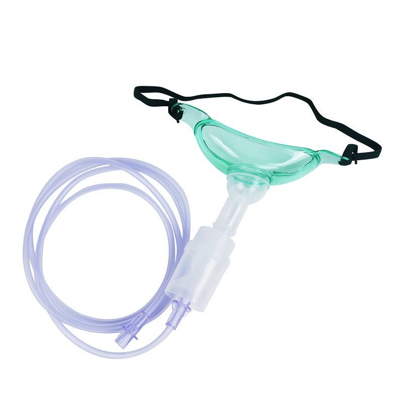 E02-10/Medical Disposable Sterile Tracheostomy Nebulizer Mask (Single Independent Sterile Packaging) - Oxygen Inhalation & Atomization Inhaler Accessory