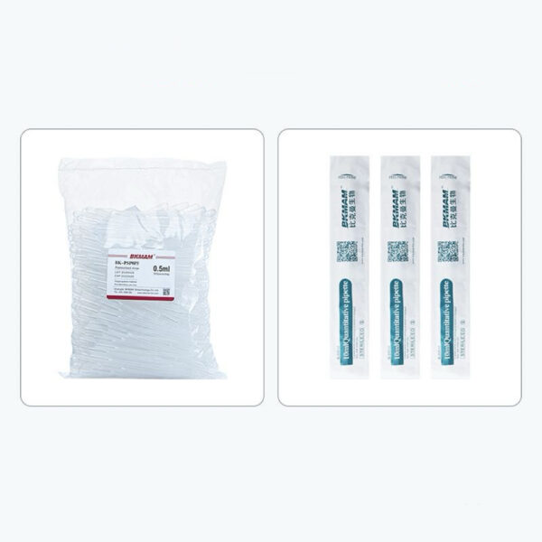 E02-05/disposable sterile plastic transfer pipettes - multiple volumes (0.1ml, 0.2ml, 0.5ml, 1ml, 2ml, 3ml, 5ml, 10ml) with independent packaging