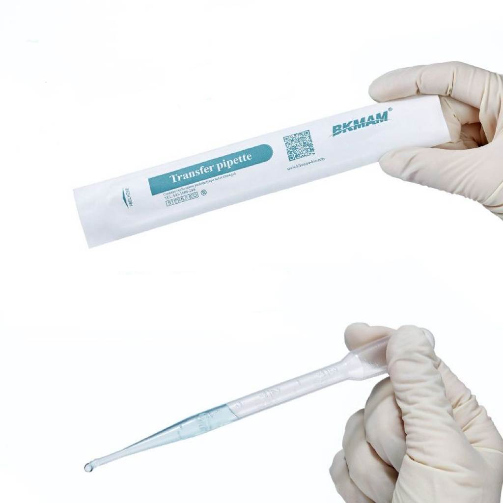 E02-05/disposable sterile plastic transfer pipettes - multiple volumes (0.1ml, 0.2ml, 0.5ml, 1ml, 2ml, 3ml, 5ml, 10ml) with independent packaging