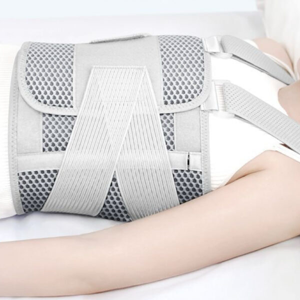 E04-02/Rib Fracture Brace Chest Lumbar Support Strap - Post Cardiac Bypass Surgery Rehabilitation & Thoracic Vertebrae Protection Orthosis