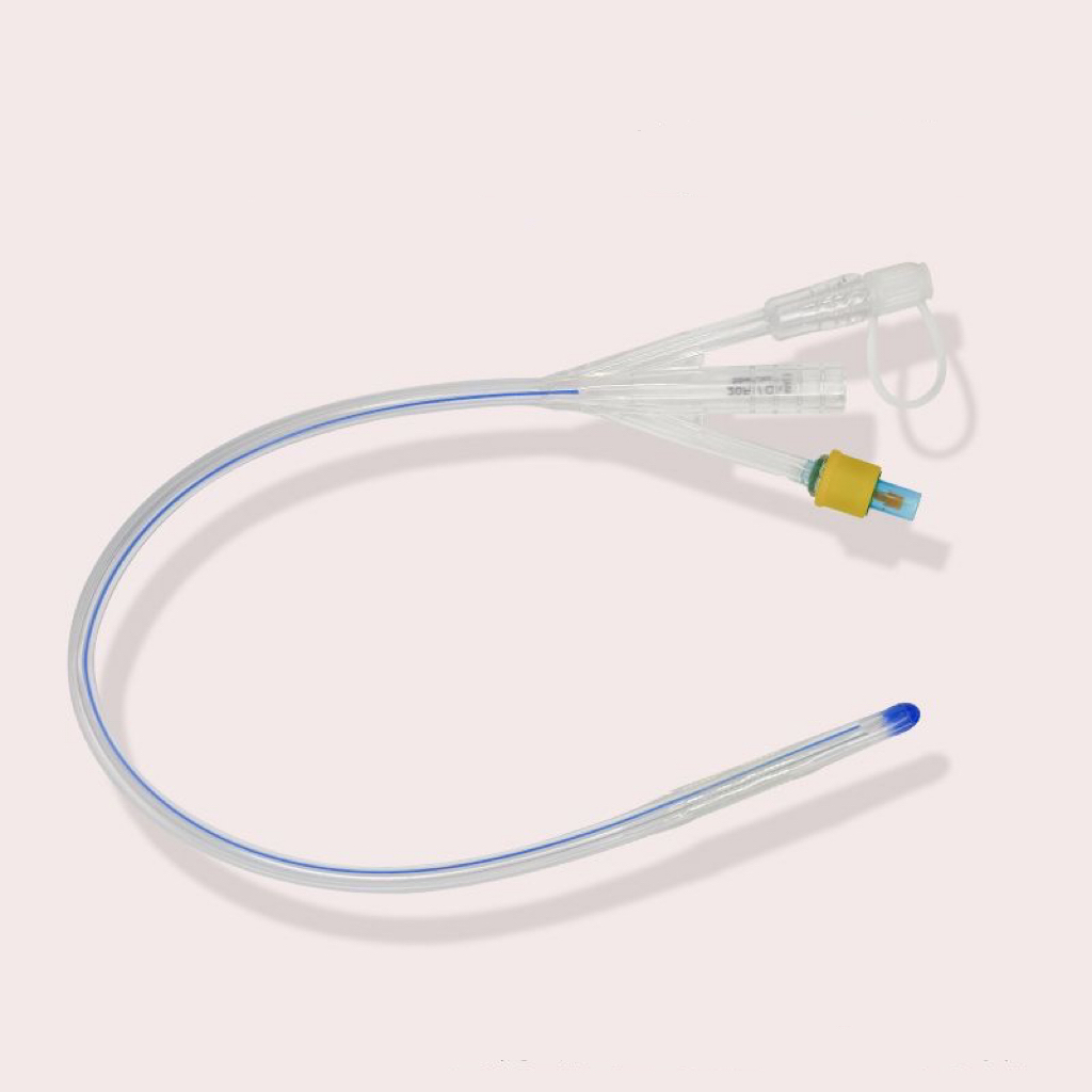 E02-04/silicone urinary catheterization kit - multiple models (14fr, 16fr, 18fr, 20fr, 22fr) for medical use, sterile, double/lumen tri-lumen options - Image 2