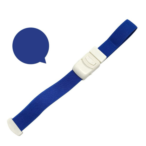 E04-01/Clip-type Tourniquet, Medical Disposable Silicone Venous Compression Strap, First Aid Elastic Accessory for Medical and Outdoor Emergency Kits