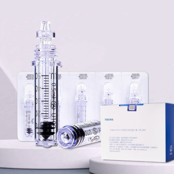 E02-08/Sterile Ampoule Needle-Free Syringe with Type A & Type B Interfaces (1 Cartridge + 1 Interface) for Insulin & Medical Use