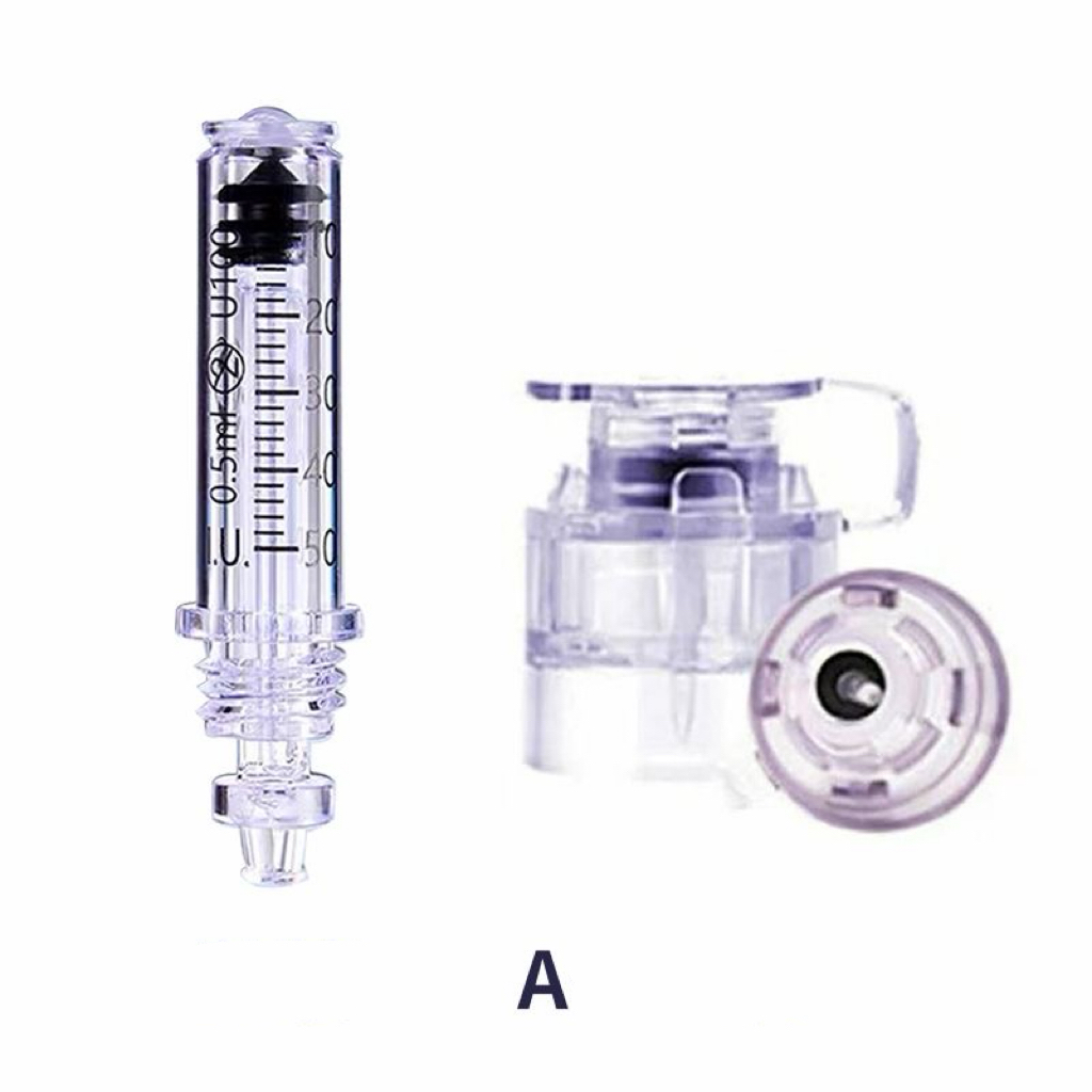 E02-08/Sterile Ampoule Needle-Free Syringe with Type A & Type B Interfaces (1 Cartridge + 1 Interface) for Insulin & Medical Use - Image 6