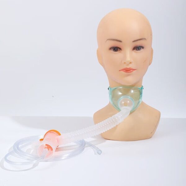E02-10/Medical Disposable Sterile Tracheostomy Nebulizer Mask (Single Independent Sterile Packaging) - Oxygen Inhalation & Atomization Inhaler Accessory