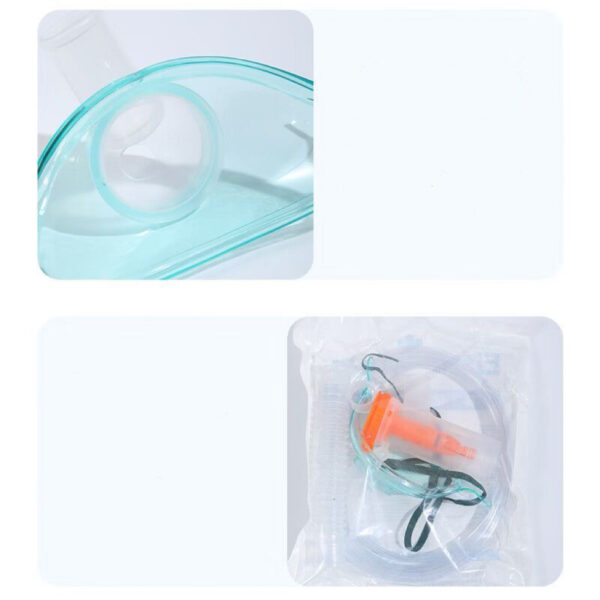 E02-10/Medical Disposable Sterile Tracheostomy Nebulizer Mask (Single Independent Sterile Packaging) - Oxygen Inhalation & Atomization Inhaler Accessory