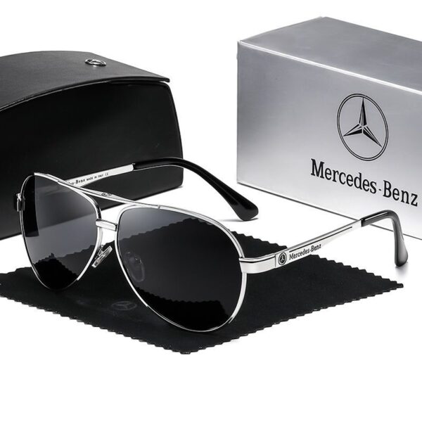 A08-01/Mercedes-Benz Polarized Sunglasses for Men, Fashionable High-Definition Driving Eyewear