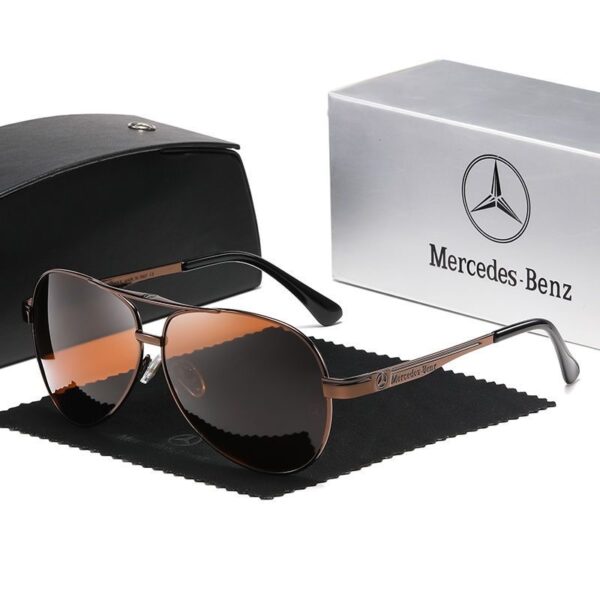A08-01/Mercedes-Benz Polarized Sunglasses for Men, Fashionable High-Definition Driving Eyewear