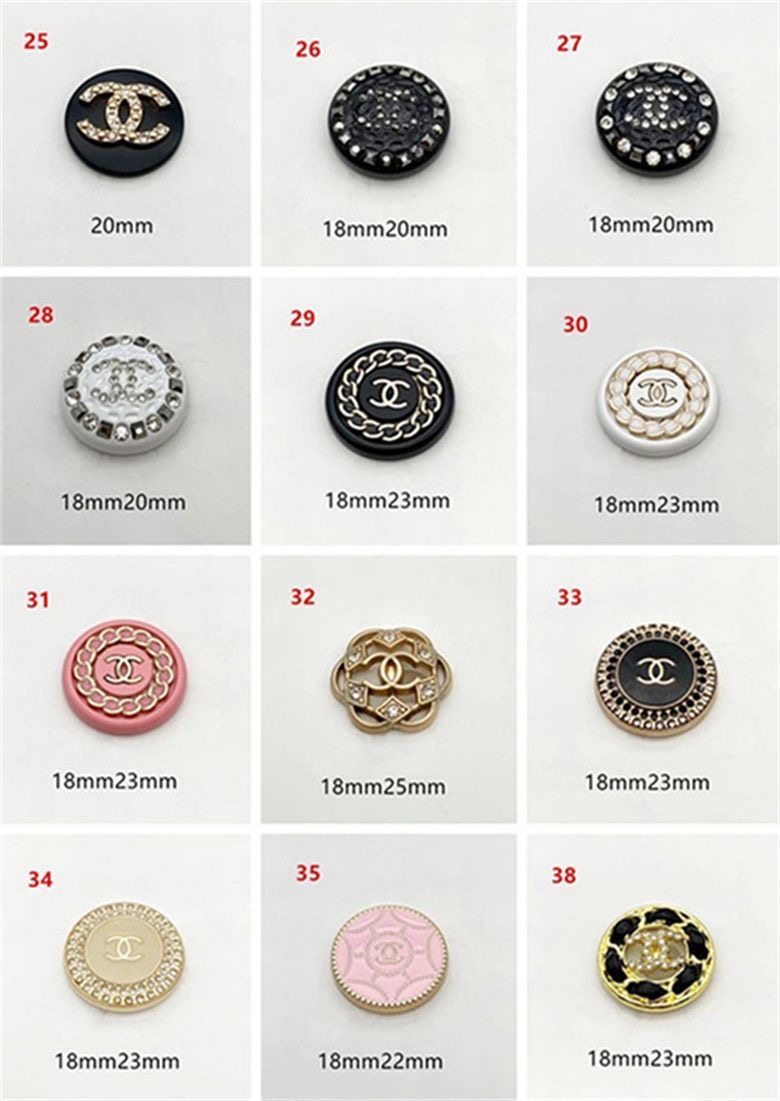 C06-02/Chanel-Style Chic Elegant Buttons for Trench Coat, Suit, Overcoat, Woolen & Knitted Jackets - Versatile High-End Buttons, 6 Pieces per Pack - Image 4