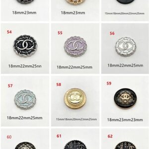 C06-02/Chanel-Style Chic Elegant Buttons for Trench Coat, Suit, Overcoat, Woolen & Knitted Jackets - Versatile High-End Buttons, 6 Pieces per Pack - Image 6