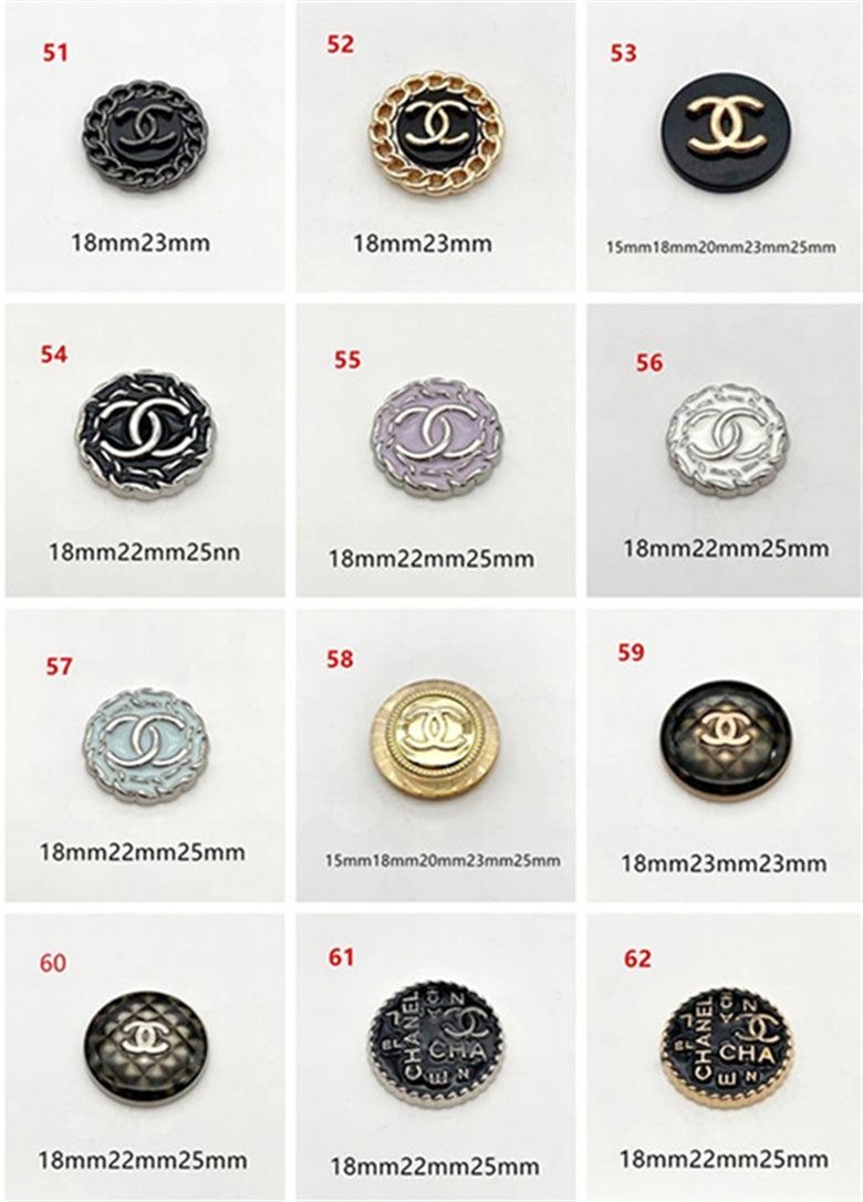 C06-02/Chanel-Style Chic Elegant Buttons for Trench Coat, Suit, Overcoat, Woolen & Knitted Jackets - Versatile High-End Buttons, 6 Pieces per Pack - Image 6