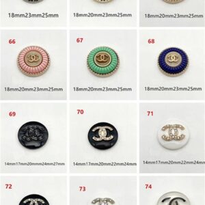 C06-02/Chanel-Style Chic Elegant Buttons for Trench Coat, Suit, Overcoat, Woolen & Knitted Jackets - Versatile High-End Buttons, 6 Pieces per Pack - Image 7