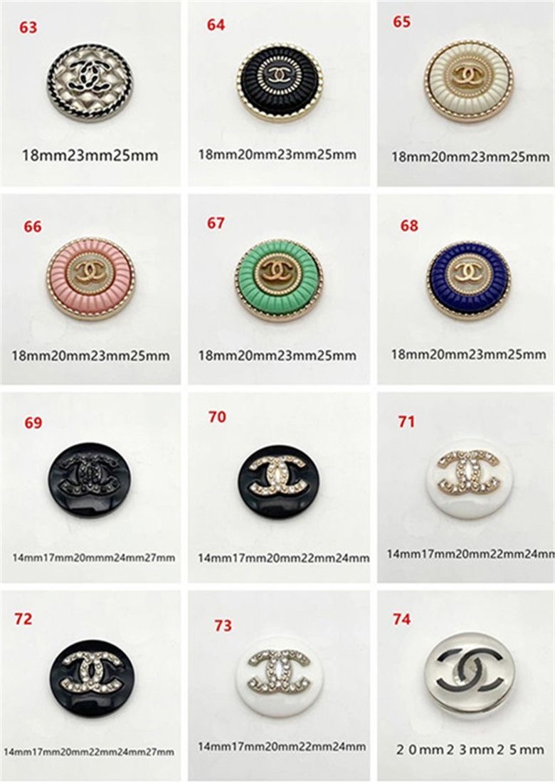 C06-02/Chanel-Style Chic Elegant Buttons for Trench Coat, Suit, Overcoat, Woolen & Knitted Jackets - Versatile High-End Buttons, 6 Pieces per Pack - Image 7