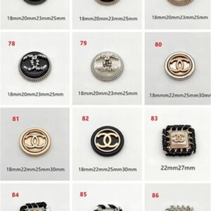 C06-02/Chanel-Style Chic Elegant Buttons for Trench Coat, Suit, Overcoat, Woolen & Knitted Jackets - Versatile High-End Buttons, 6 Pieces per Pack - Image 8