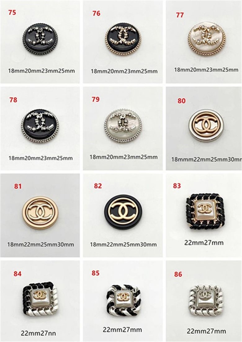 C06-02/Chanel-Style Chic Elegant Buttons for Trench Coat, Suit, Overcoat, Woolen & Knitted Jackets - Versatile High-End Buttons, 6 Pieces per Pack - Image 8