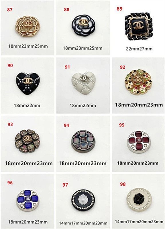 C06-02/Chanel-Style Chic Elegant Buttons for Trench Coat, Suit, Overcoat, Woolen & Knitted Jackets - Versatile High-End Buttons, 6 Pieces per Pack - Image 9