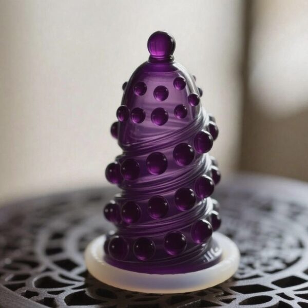 D02-19/Adam & Eve Textured Condoms for Men - Medical-Grade, Large Particle Pleasure & Safety