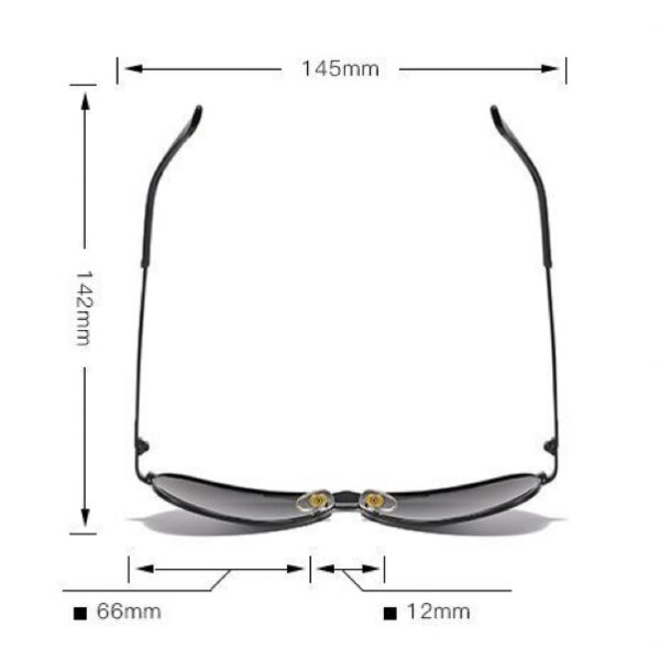 A08-01/Mercedes-Benz Polarized Sunglasses for Men, Fashionable High-Definition Driving Eyewear