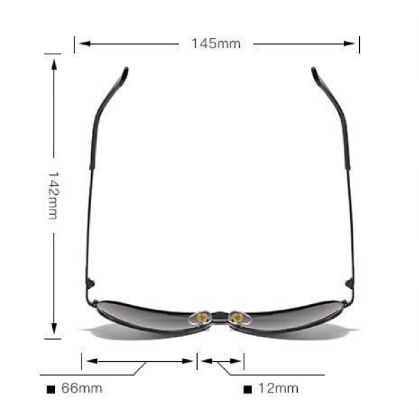 A08-01/Mercedes-Benz Polarized Sunglasses for Men, Fashionable High-Definition Driving Eyewear - Image 2