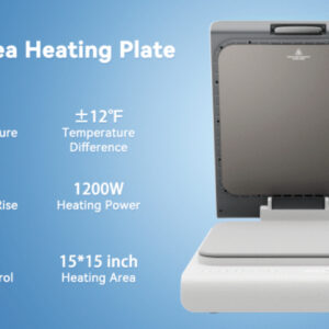 H3.4-01/15x15 Heat Press Machine for T-Shirts - 1200W Fast Heating Sublimation Printer with Accurate Temperature Control & Easy-to-Use UI - Image 7