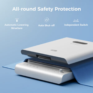 H3.4-01/15x15 Heat Press Machine for T-Shirts - 1200W Fast Heating Sublimation Printer with Accurate Temperature Control & Easy-to-Use UI - Image 5