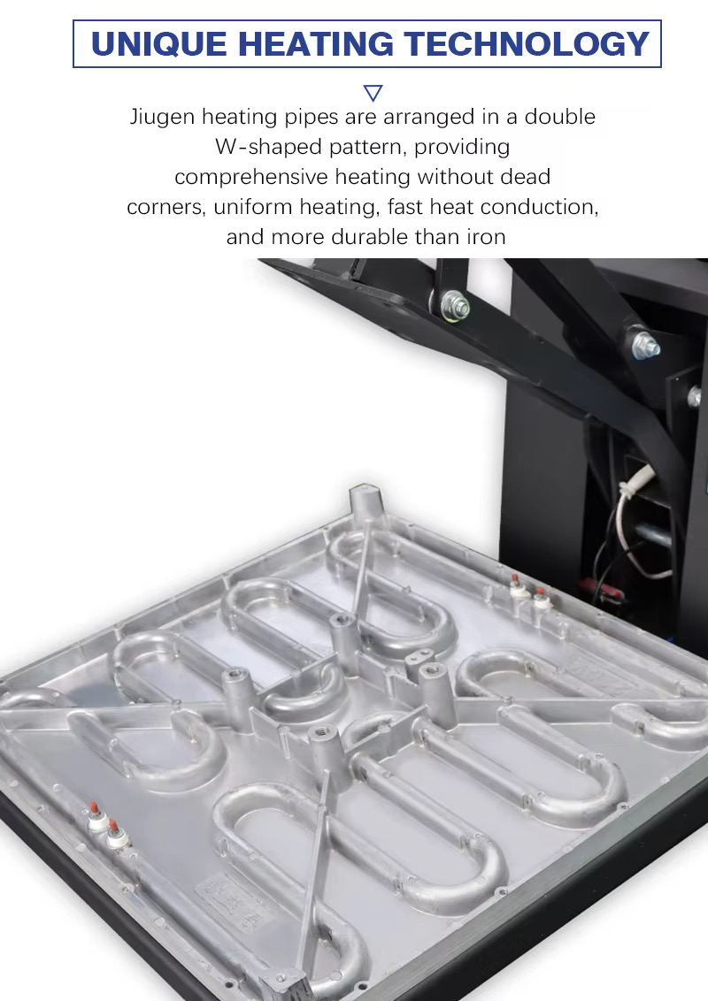 H3.4-02/15x15 Inch Heat Press Machine - 38x38CM Sublimation Transfer Printer with Adjustable Pressure & Over-Temperature Protection - Image 5