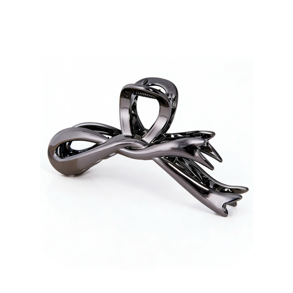 A06.1-04/Infinity Knot Design Large Hair Claw Clip for Daily Hairstyling