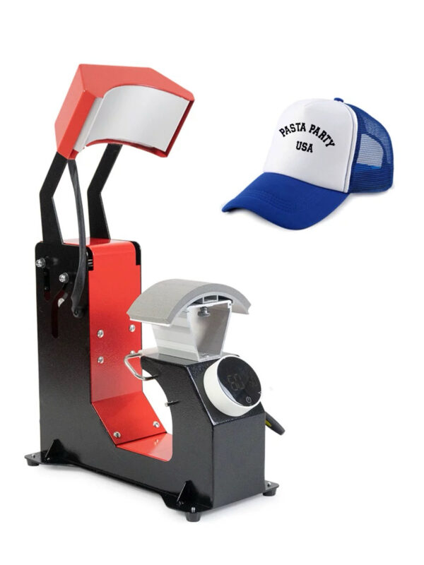 H3.4-07/Automatic Lifting Heat Transfer Cap Press Machine for DIY Hat Logo & Design Printing