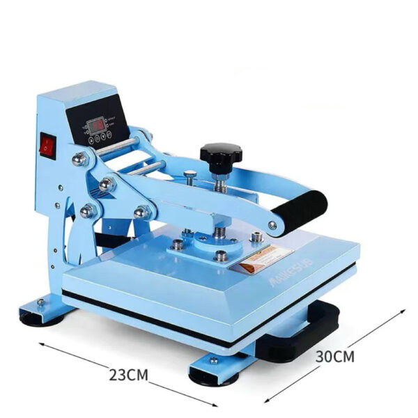 H3.4-08/23x30cm Adjustable Pressure Pull-Type Heat Press Machine for DIY T-Shirt & Apparel Printing