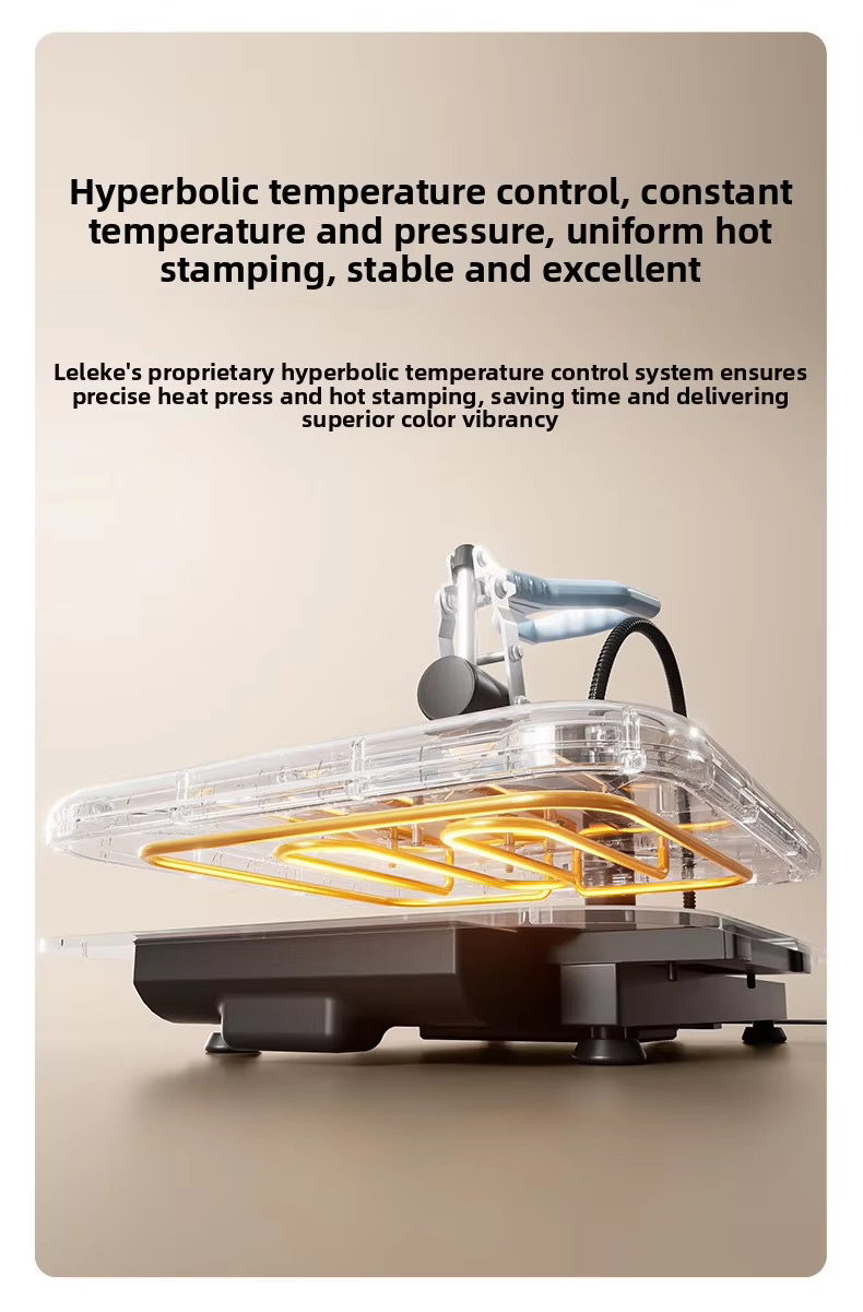 H3.4-10/38x38cm 360° Rotating Heat Press Machine with Smart Remote Control - Image 6