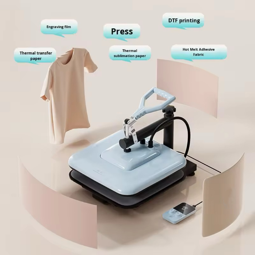 H3.4-10/38x38cm 360° Rotating Heat Press Machine with Smart Remote Control - Image 5