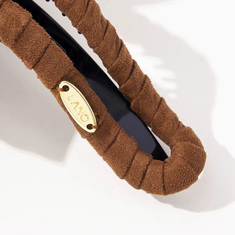 A06.1-01/Polka Dot Bow Large Claw Hair Clip - Trendy 2025 Design for Thick Hair - Image 3