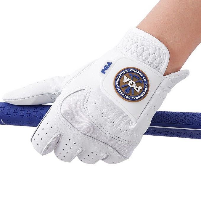 B05.6-01/Children's Leather Golf Gloves - Breathable, Anti-Slip for Youth Training - Image 2