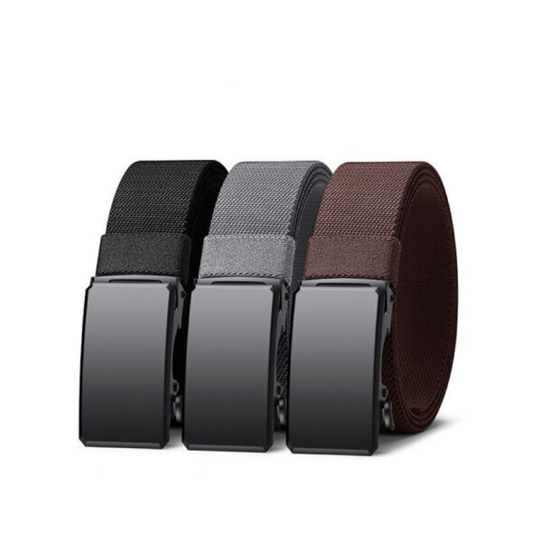 Men's Stretch Nylon Tactical Automatic Belt – Casual & Versatile Style