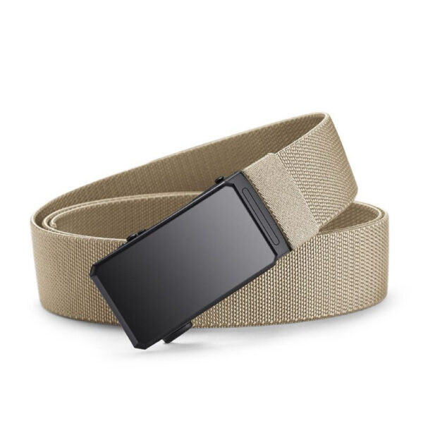 A05-03/Men's Stretch Nylon Tactical Automatic Belt – Casual & Versatile Style