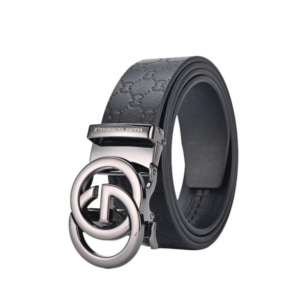 Men's Premium Top-Grain Leather Automatic Buckle Belt – Business & Casual Style